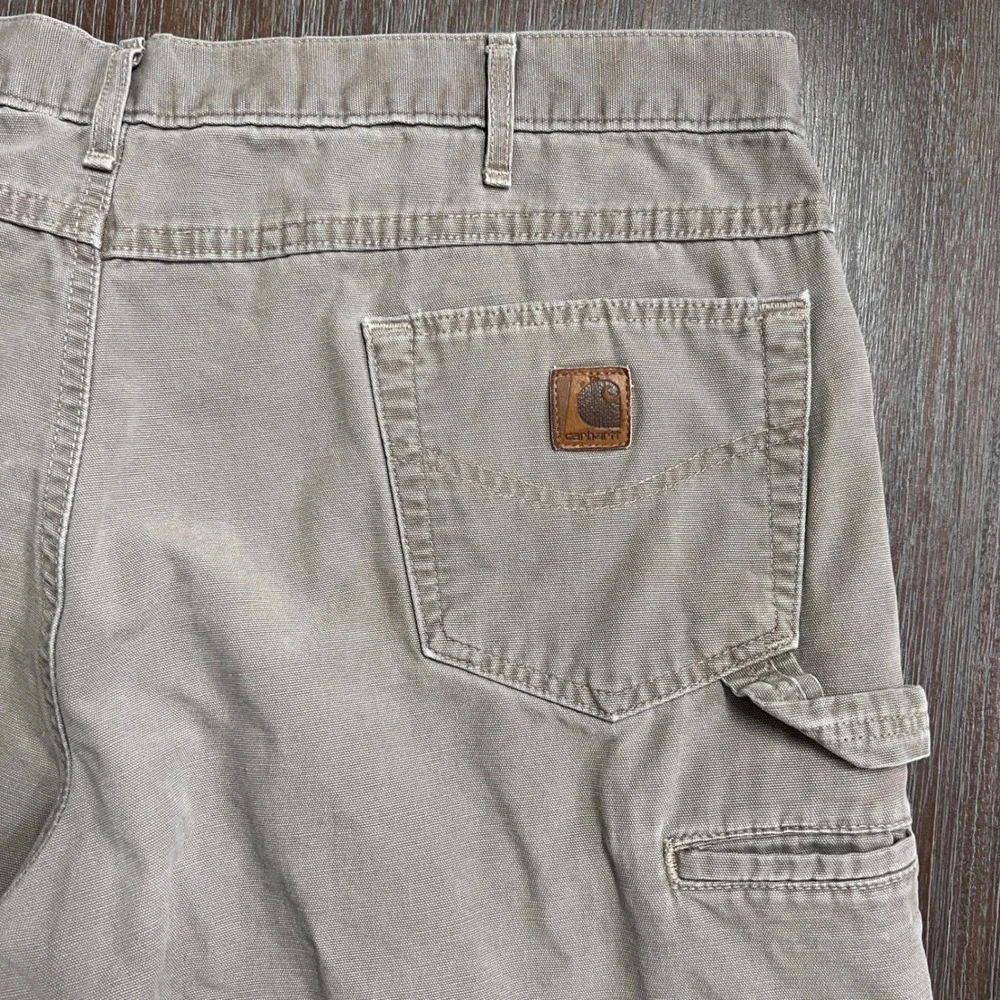 Carhartt‎ B159 Mens Tan Loose Fit Carpenter Work Pants Size 40x30